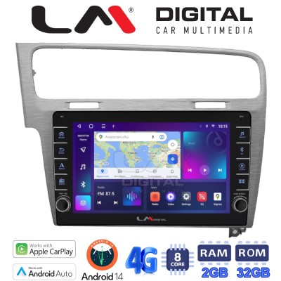 LM Digital - LM ZG8591 GPS Οθόνη OEM Multimedia Αυτοκινήτου για VW GOLF7 (CarPlay/AndroidAuto/BT/GPS/WIFI/GPRS)