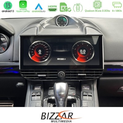 Bizzar OEM Porsche Cayenne 2011-2016 8core Android13 8+128G Navigation Multimedia 12.3"