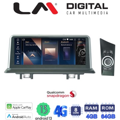 LM Digital - LM JFK171 CCC Οθόνη OEM Multimedia Αυτοκινήτου για BMW σειρά 1 E81 - E82 - E87 mod.2004 2012 (CarPlay/AndroidAuto/