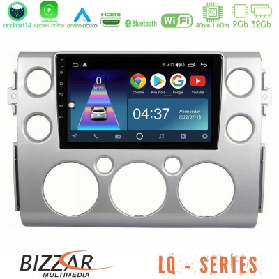 Bizzar LQ Series 4Core Android14 2+32GB Toyota FJ 2007-2014 Navigation Multimedia Tablet 9" Με Carplay & Android Auto